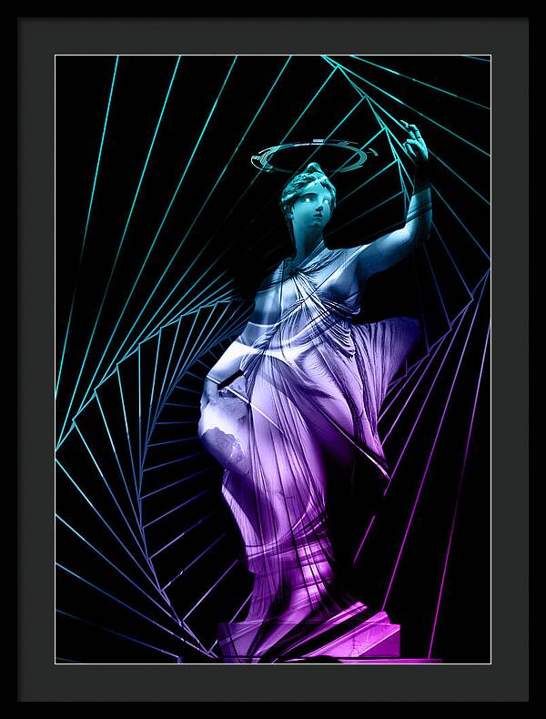 Aphrodite Retro Wave - Framed Print