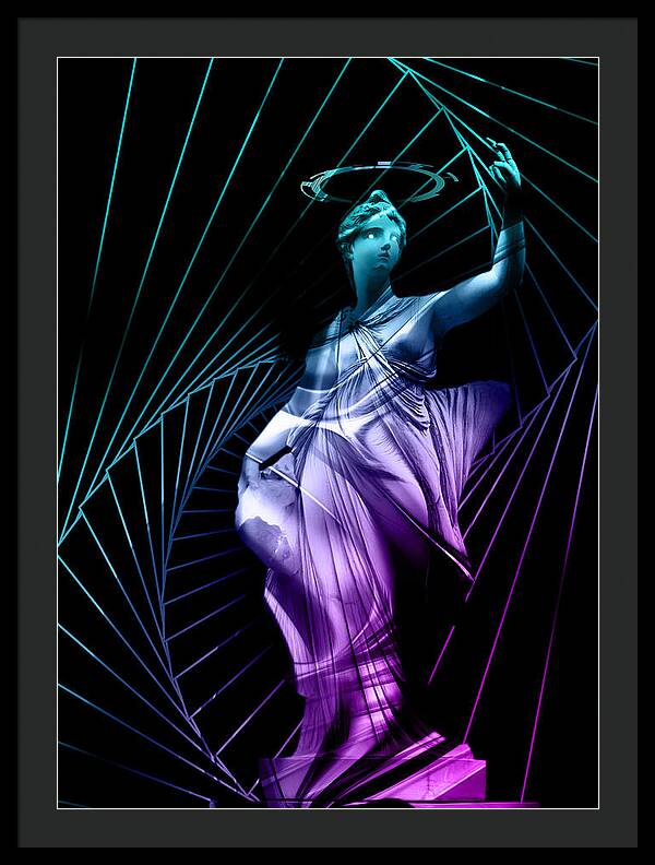 Aphrodite Retro Wave - Framed Print