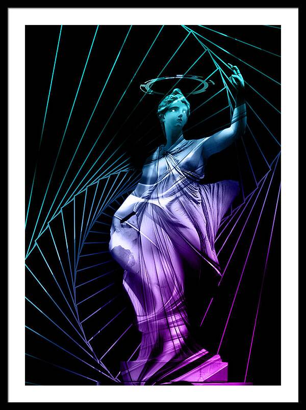 Aphrodite Retro Wave - Framed Print
