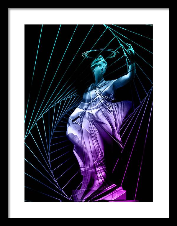 Aphrodite Retro Wave - Framed Print