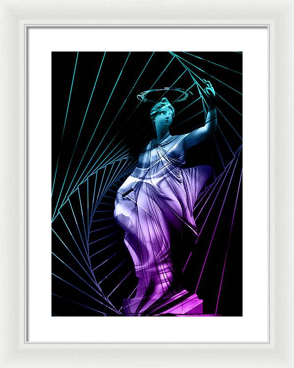 Aphrodite Retro Wave - Framed Print