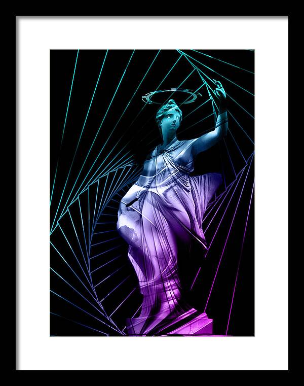 Aphrodite Retro Wave - Framed Print