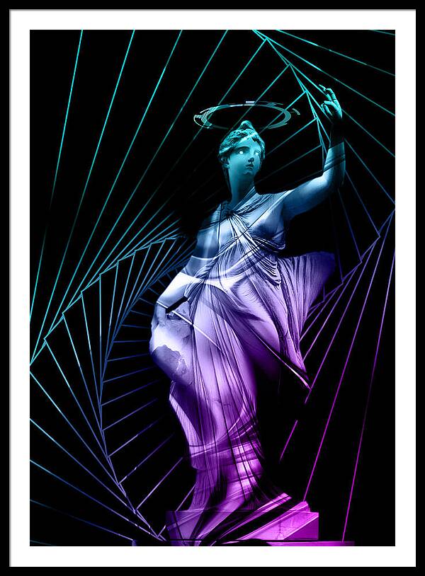 Aphrodite Retro Wave - Framed Print