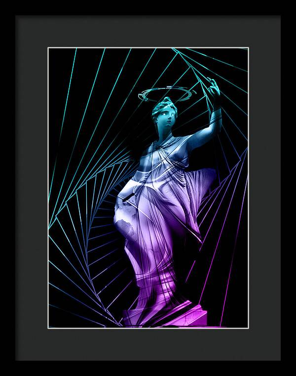 Aphrodite Retro Wave - Framed Print