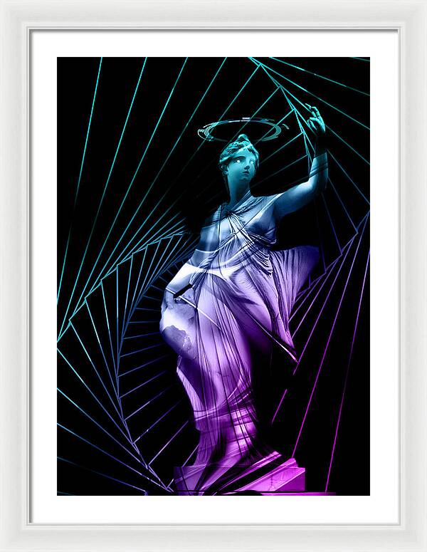 Aphrodite Retro Wave - Framed Print