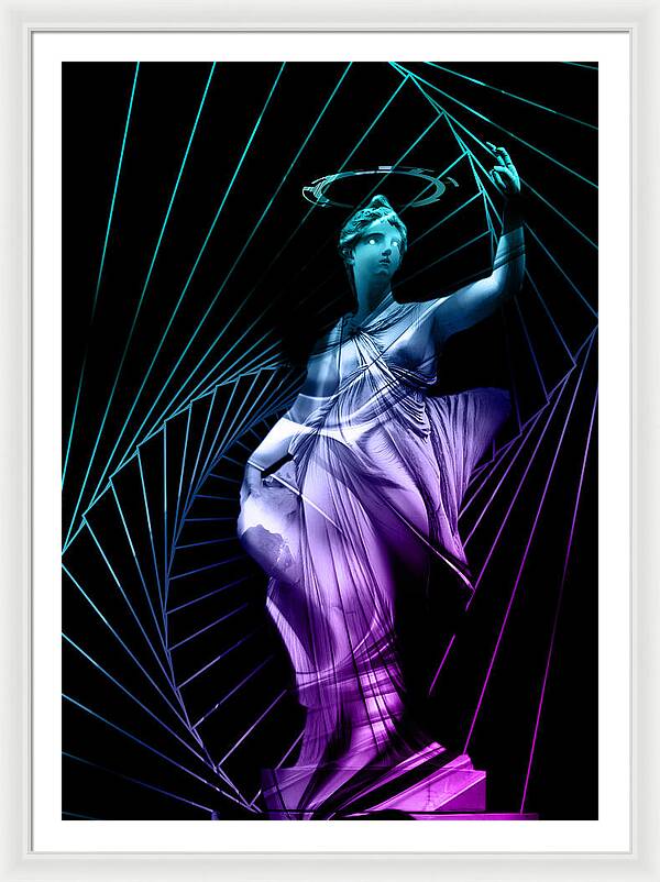 Aphrodite Retro Wave - Framed Print