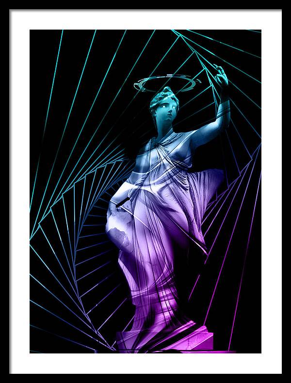 Aphrodite Retro Wave - Framed Print