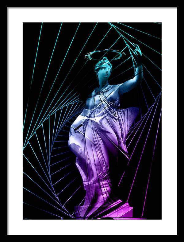 Aphrodite Retro Wave - Framed Print