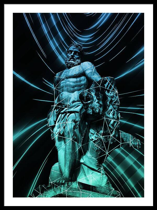 Astrological Hercules - Framed Print