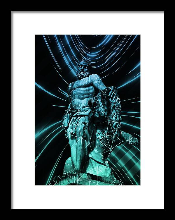 Astrological Hercules - Framed Print