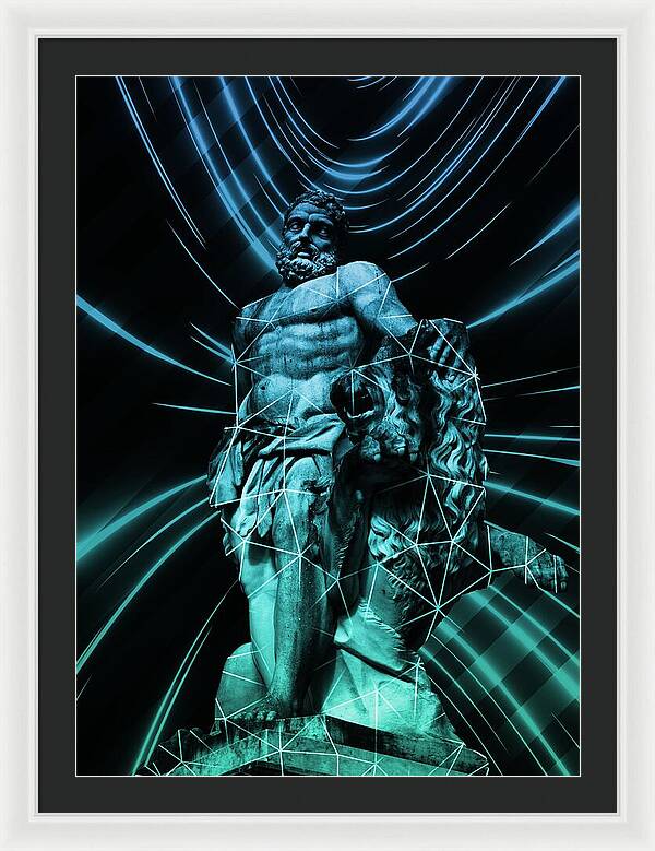 Astrological Hercules - Framed Print