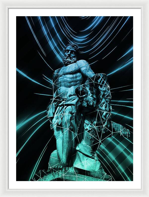Astrological Hercules - Framed Print