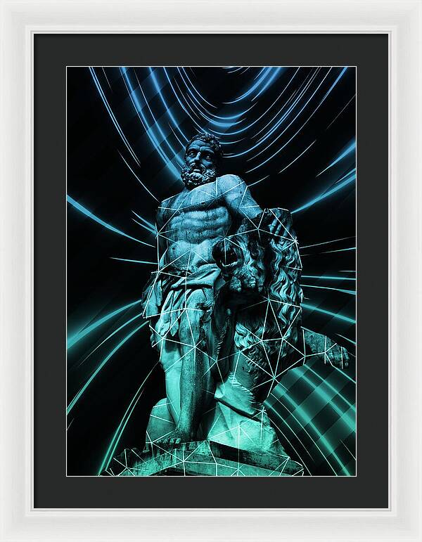 Astrological Hercules - Framed Print