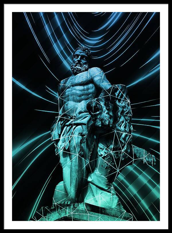 Astrological Hercules - Framed Print