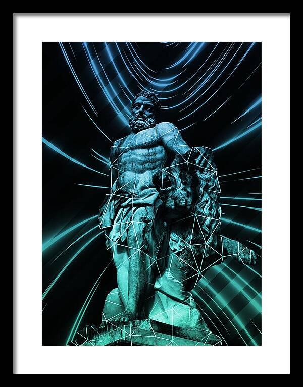 Astrological Hercules - Framed Print