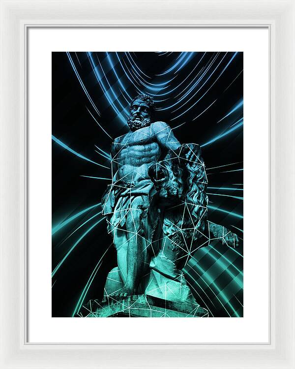 Astrological Hercules - Framed Print