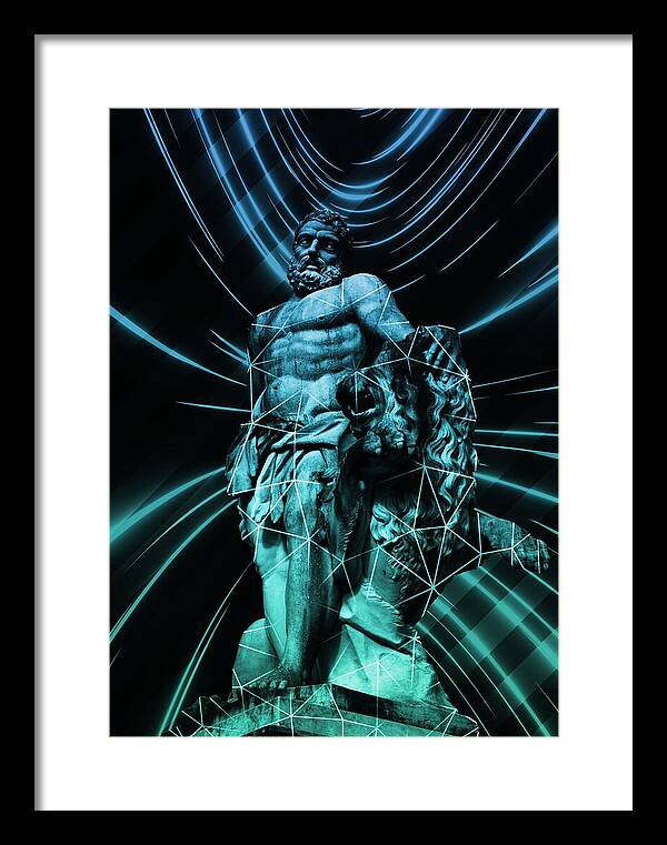 Astrological Hercules - Framed Print