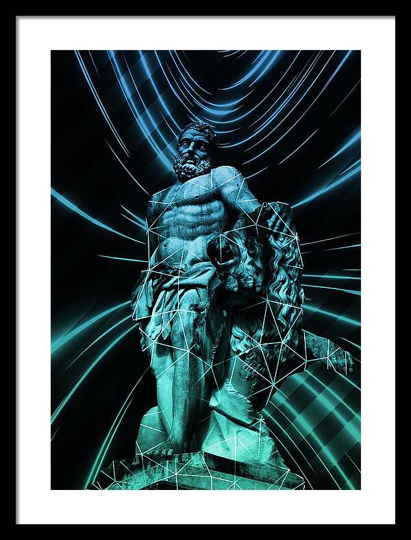 Astrological Hercules - Framed Print