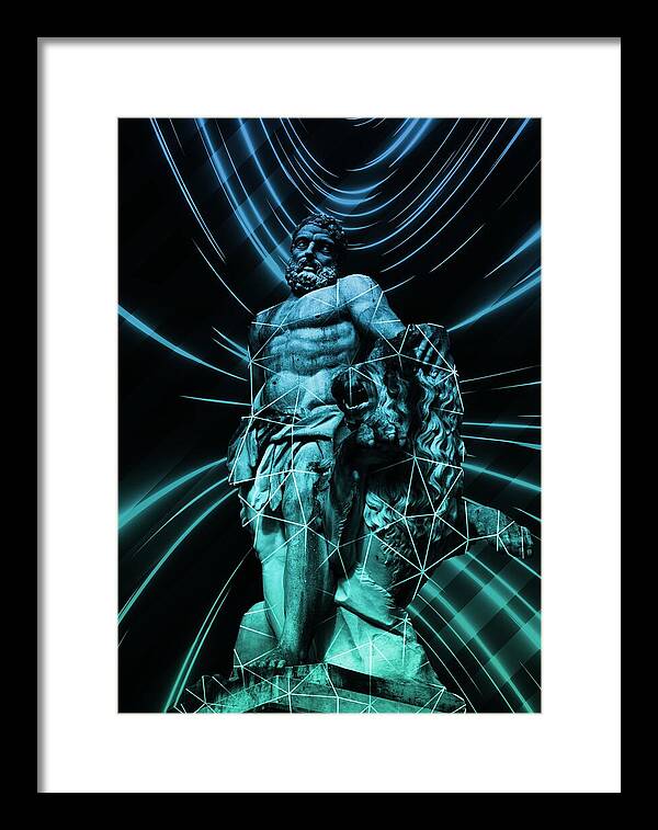 Astrological Hercules - Framed Print