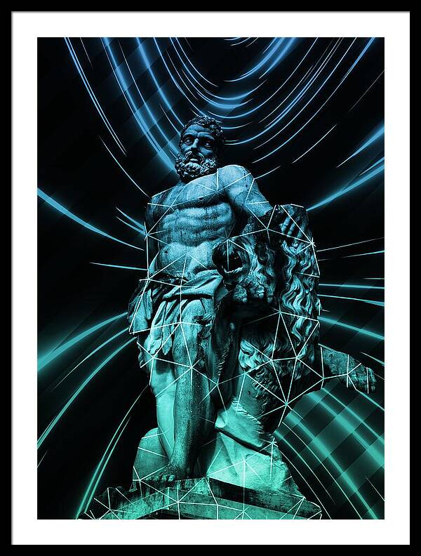 Astrological Hercules - Framed Print