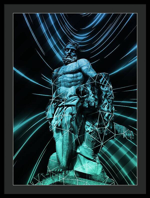 Astrological Hercules - Framed Print
