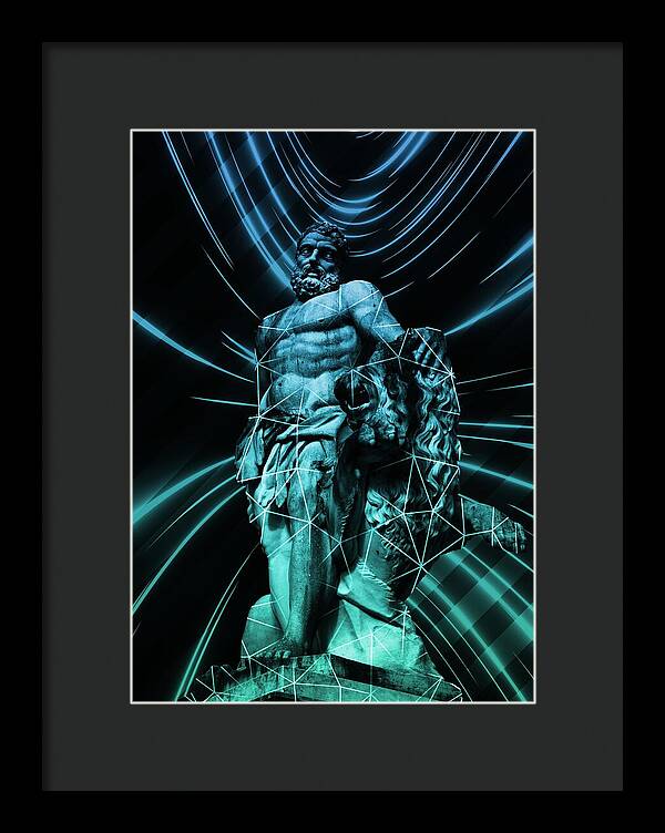 Astrological Hercules - Framed Print