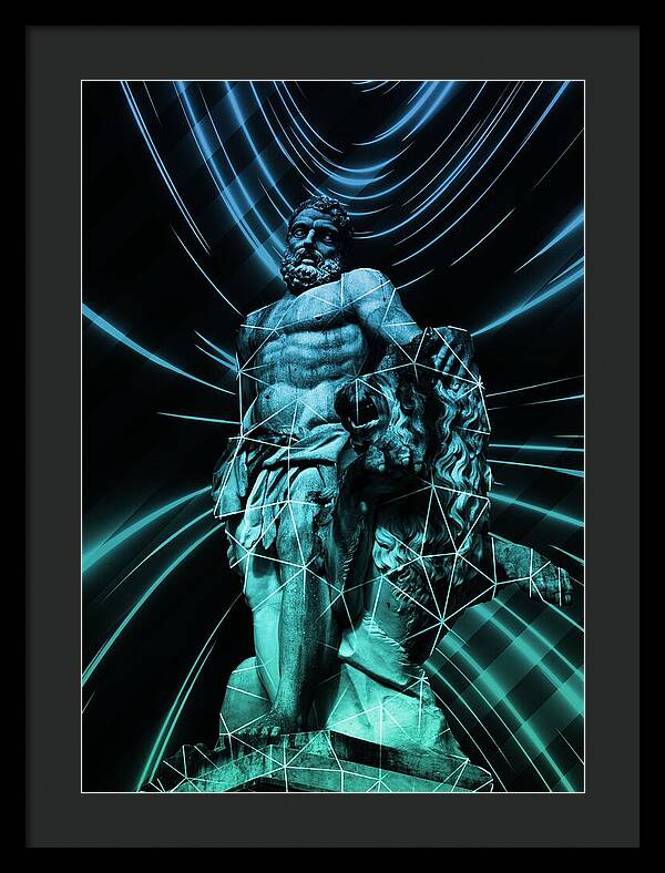 Astrological Hercules - Framed Print