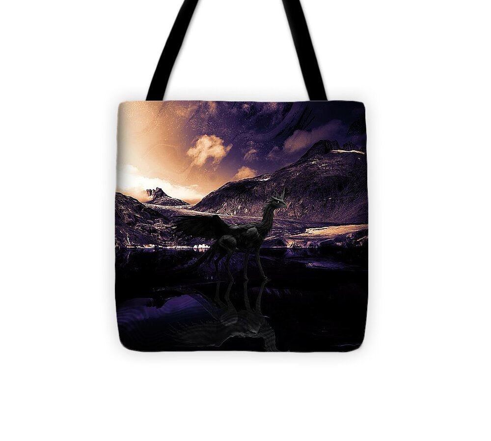Baby Winged Dragon - Tote Bag