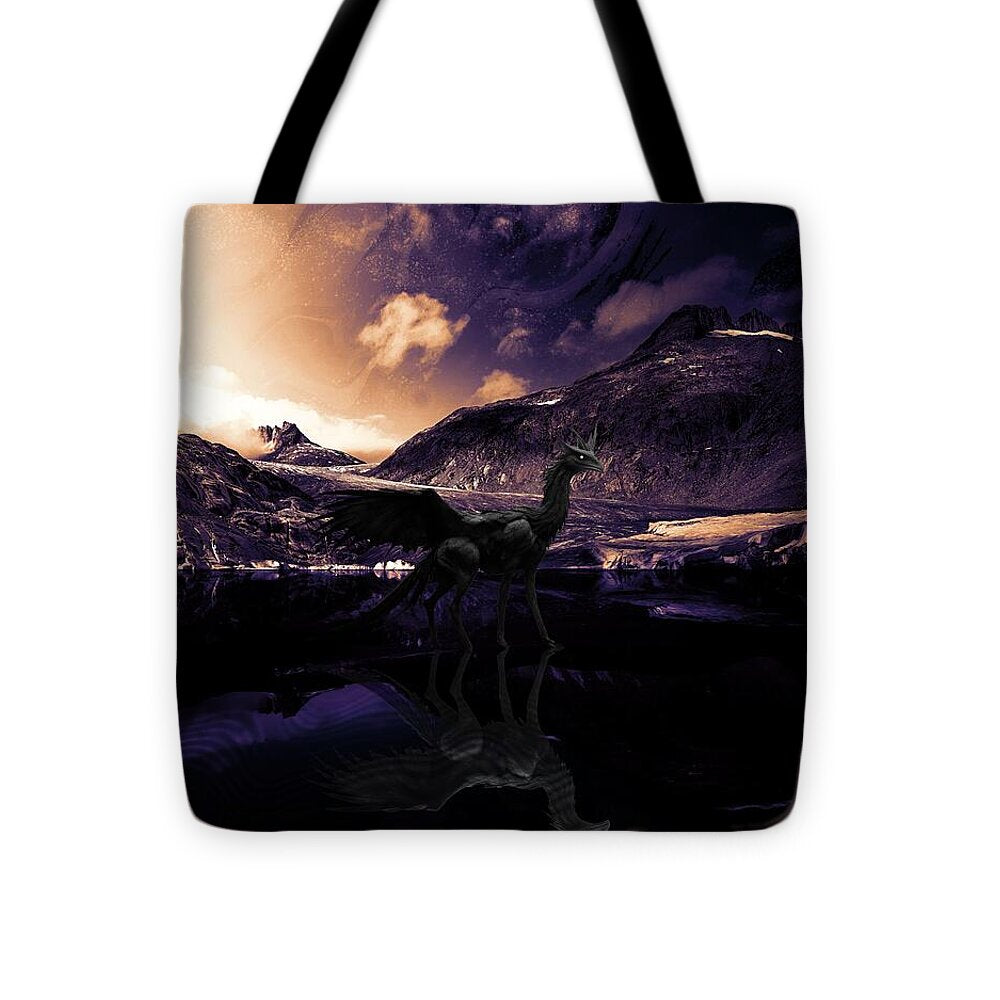 Baby Winged Dragon - Tote Bag