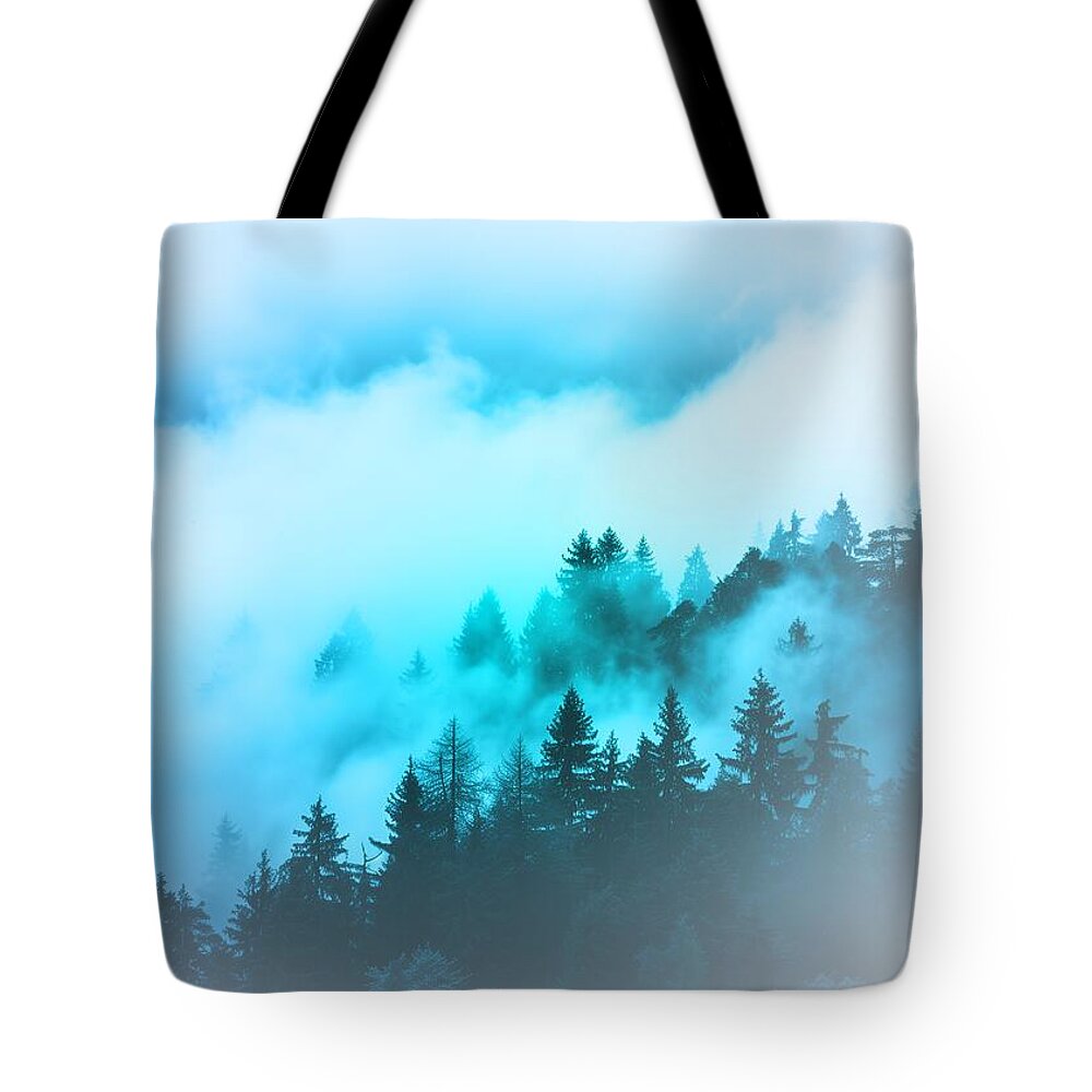 Blue Mountain Fog - Tote Bag