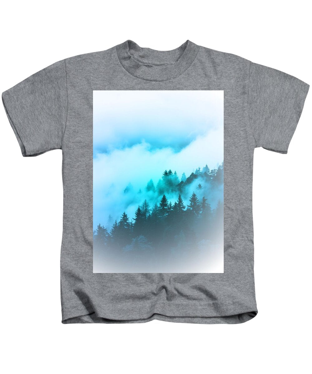 Blue Mountain Fog - Kids T-Shirt