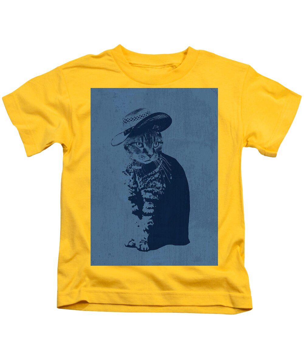 Cool Grey Tabby - Kids T-Shirt