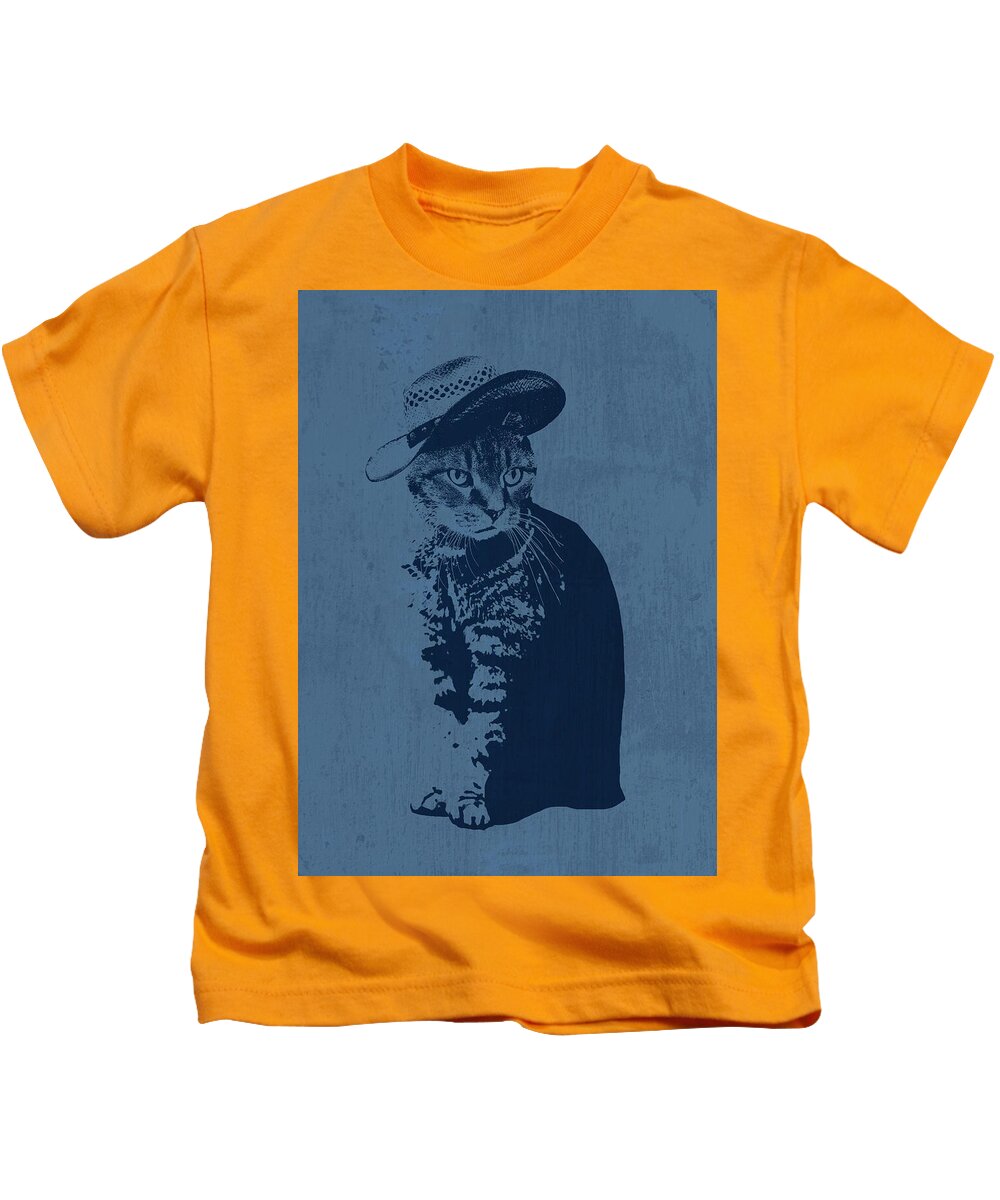 Cool Grey Tabby - Kids T-Shirt