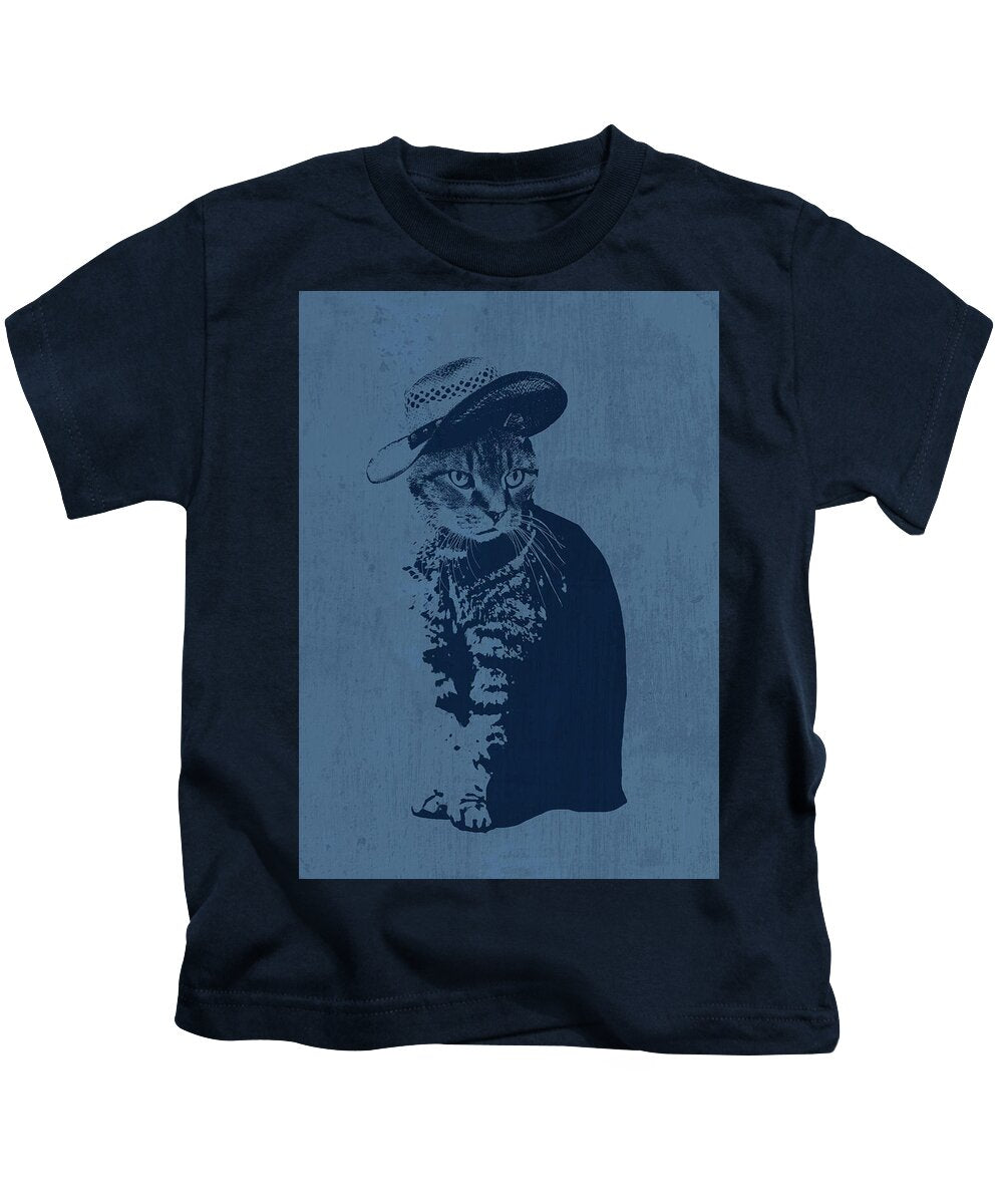 Cool Grey Tabby - Kids T-Shirt