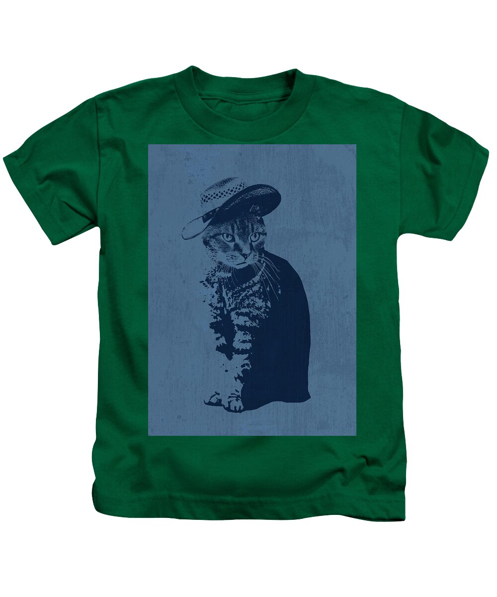 Cool Grey Tabby - Kids T-Shirt