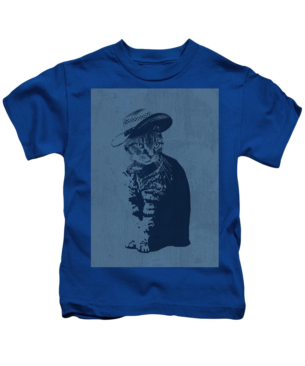 Cool Grey Tabby - Kids T-Shirt