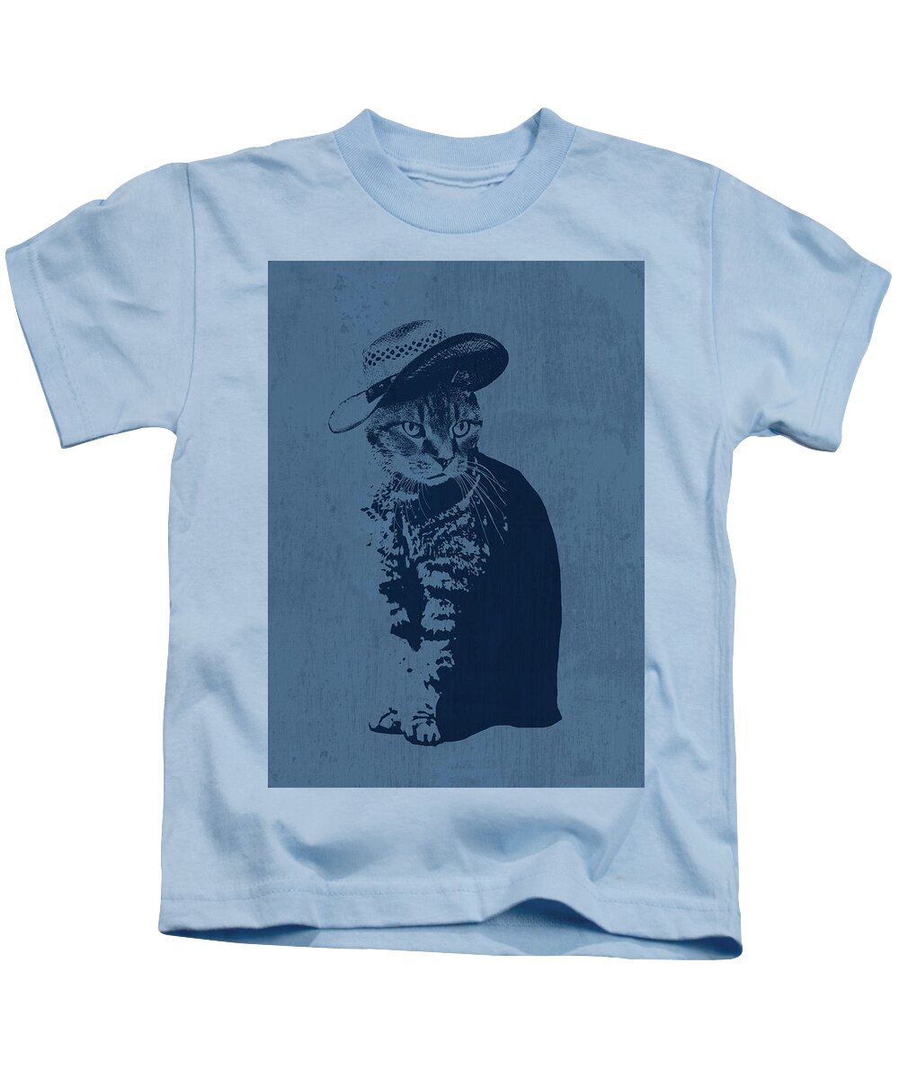 Cool Grey Tabby - Kids T-Shirt
