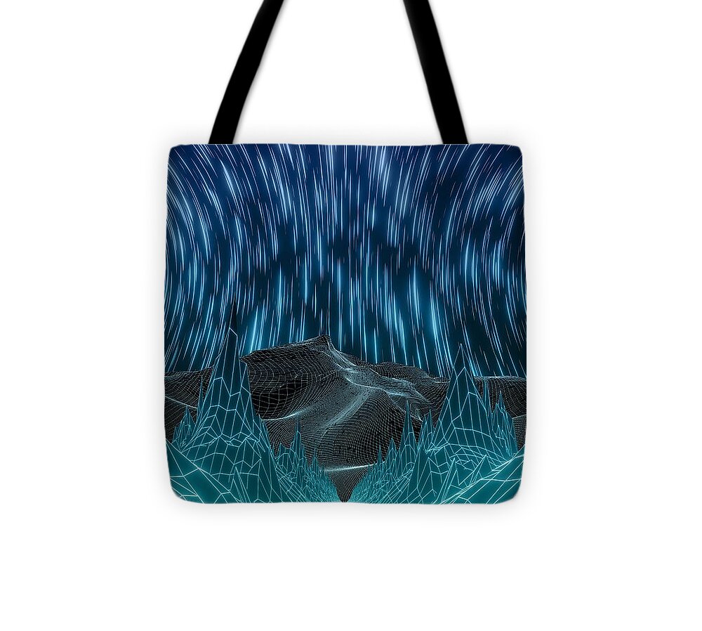 Cyber Wave Escape - Tote Bag