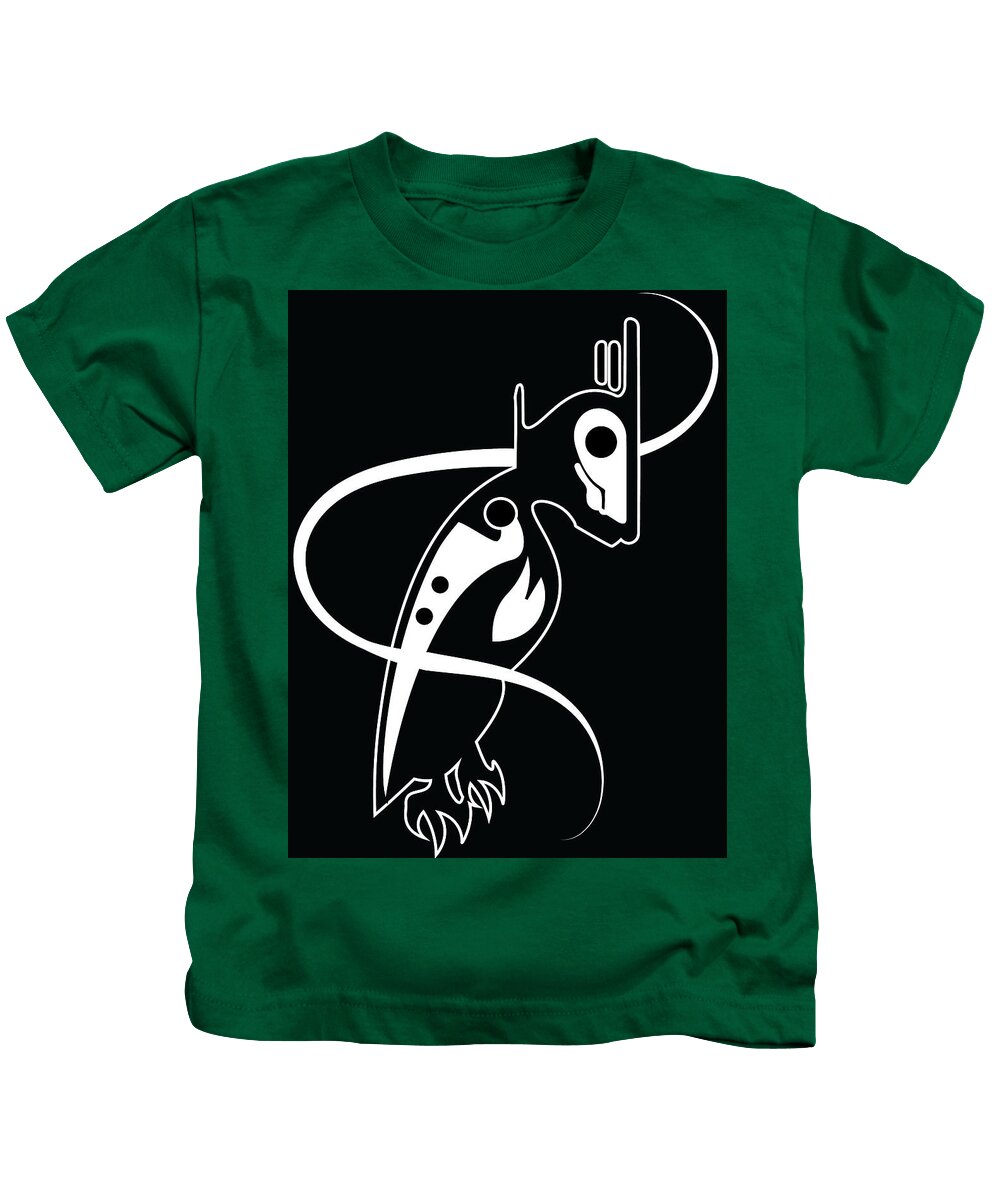 Skull Bird - Kids T-Shirt