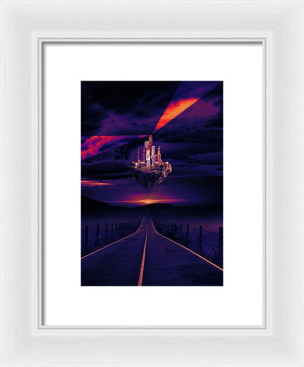 Abandoned Desert City - Framed Print