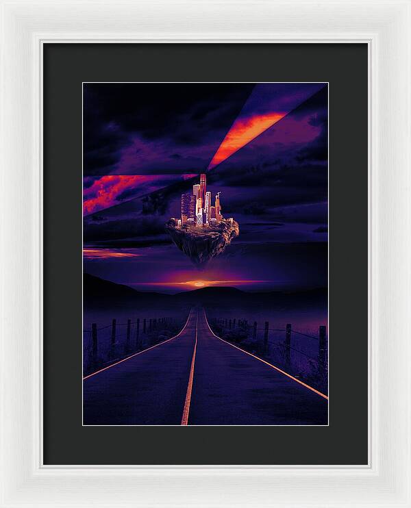 Abandoned Desert City - Framed Print