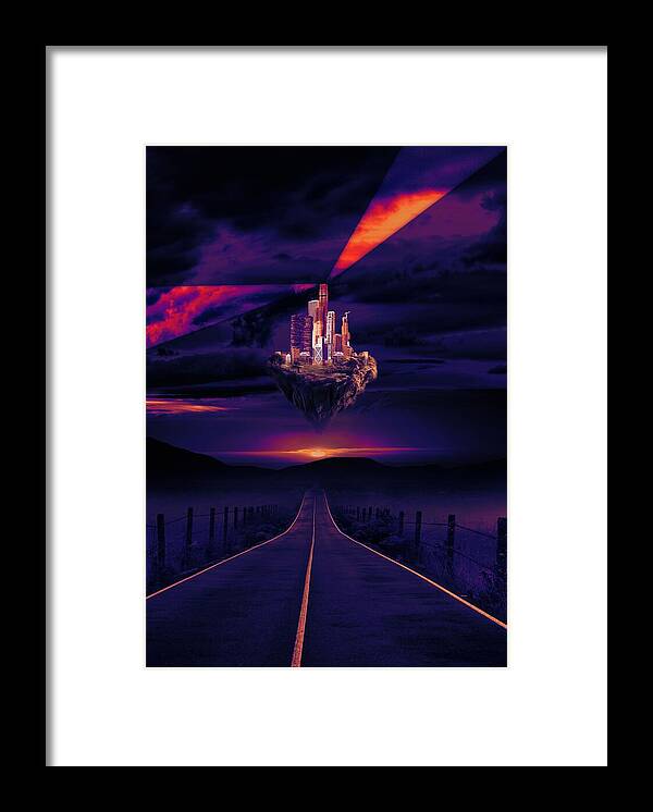 Abandoned Desert City - Framed Print