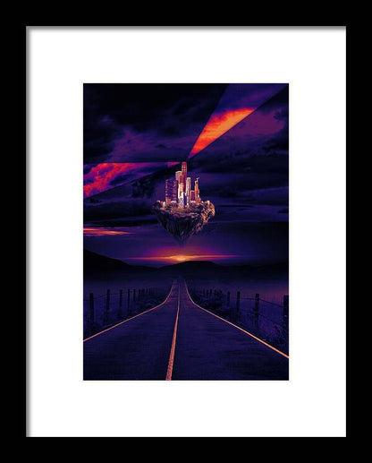 Abandoned Desert City - Framed Print