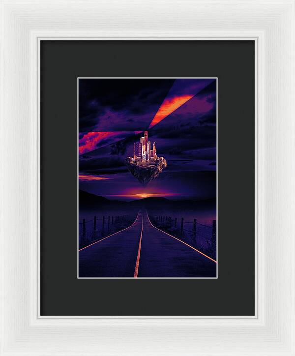 Abandoned Desert City - Framed Print
