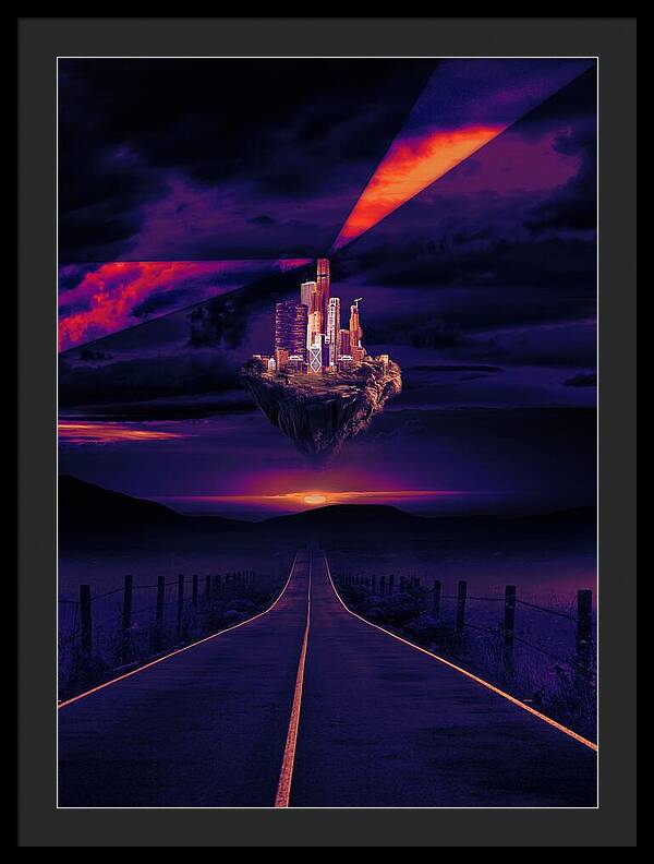 Abandoned Desert City - Framed Print
