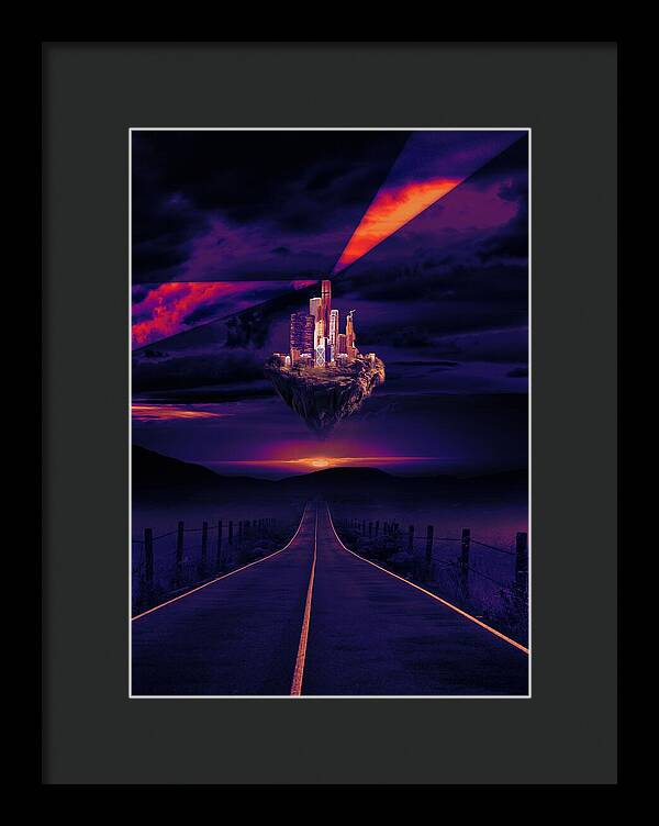 Abandoned Desert City - Framed Print