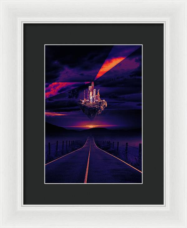 Abandoned Desert City - Framed Print
