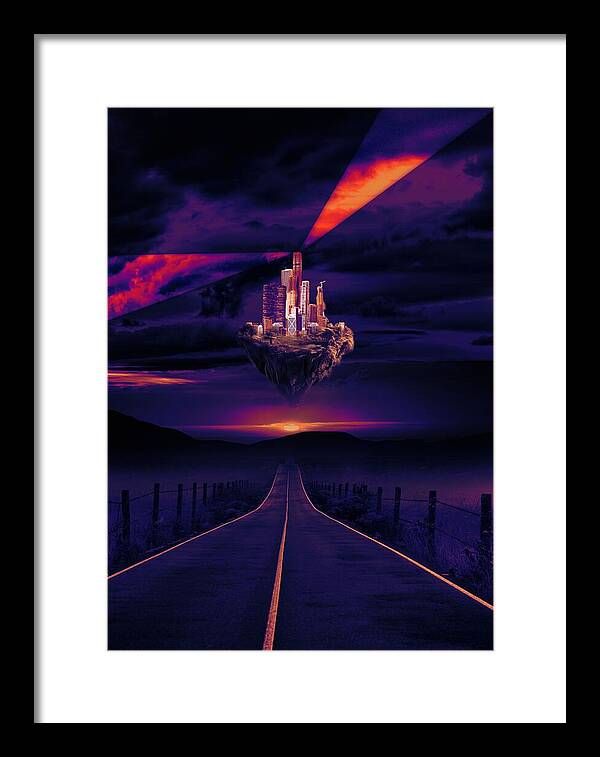 Abandoned Desert City - Framed Print