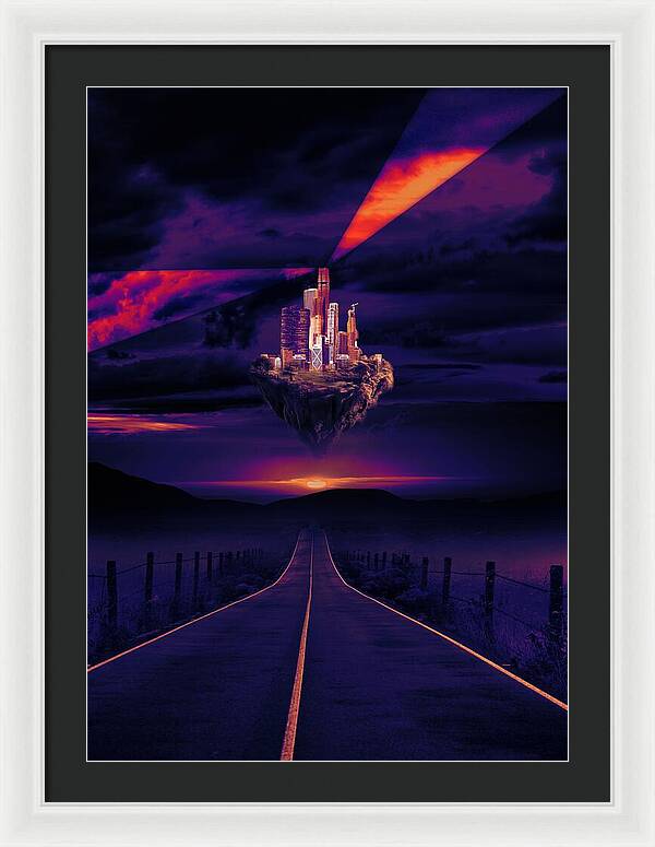 Abandoned Desert City - Framed Print