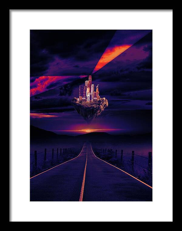 Abandoned Desert City - Framed Print